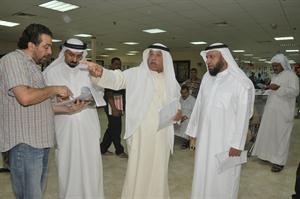 جمال الدوسري خلال جولته التفقدية والمفاجئة﻿
