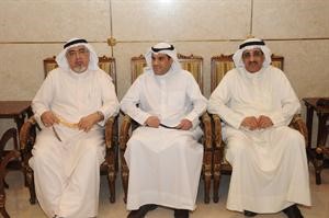 مبدر بوطيبان ورجب الرفاعي وعبدالحميد دشتي﻿