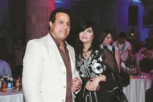 المنتج رزاق الموسوي مع مها محمد