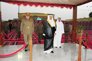 الشيخ جابر المبارك والشيخ احمد الخالد وجسار الجسار
