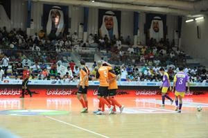 فرحة كبيرة للاعبي ابيات﻿