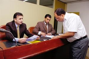 دعدنان الشاهين يتحدث لـ الانباء عقب عمومية الداو للمشاريع البيئية	قاسم باشا﻿