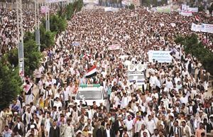 استمرار التظاهرات المناهضة للرئيس صالح في اليمن افپ