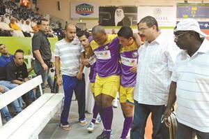 اصابة البرازيلي بيلا ﻿