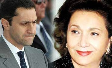 سوزان مبارك ونجلها علاء
