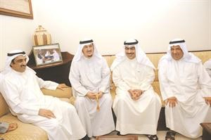 بدر العمران وروضان الروضان ومبارك الدويلة ومحمد العبدالجادر ﻿