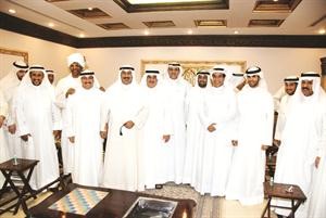 وزير الخارجية متوسطا حضور الغبقة
