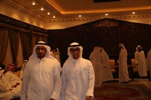 رئيس الهيئة التنفيذية للاتحاد الوطني لطلبة الكويت بدر العنزي مغادرا الغبقة