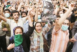 تظاهرات الثورة الخضراء في ايران 2009﻿