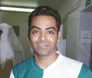 لاعب التضامن والعربي فهد دابس
