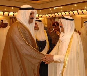 الشيخ فهد سالم العلي مهنئا صاحب السمو﻿