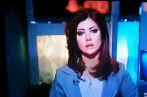 المذيعة فتون عباس لدى ظهورها على قناة اوتيفي المصرية