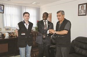 رئيس برلمان جنوب السودان مرحبا بوفد الانباء﻿