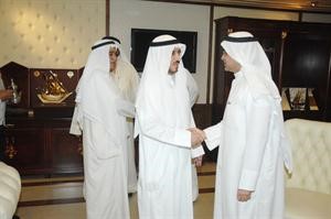 وزير التربية ووزير التعليم العالي احمد المليفي يتلقى تهاني قيادات التربية 