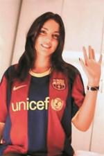 ودرة بزي برشلونة﻿