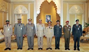 رؤساء اركان دول التعاون في لقطة تذكارية قبيل الاجتماع
