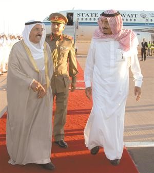  ومع صاحب السمو الامير الشيخ صباح الاحمد