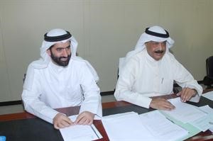 عبدالعزيز الدخيل خلال عمومية ابيار قطر للتطوير العقاريمحمد ماهر﻿