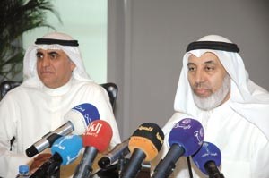 محمد البصيري وفاروق الزنكي خلال المؤتمر الصحافيسعود سالم
