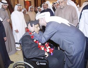 المرحوم رئيس نادي الصليبخات علي شعبان في اخر عودة له من العلاج بالخارج﻿