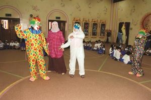جانب من حفل الوداد برعاية مديرة الروضة﻿