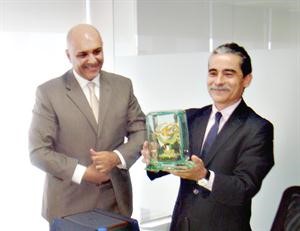السفير سميح حيات مع الوزير فيليبي ليال﻿