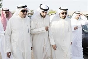 الشيخ طلال الفهد وسعد عناد وشعيب علي شعبان﻿