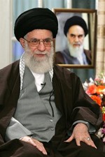 مرشد الثورة الايرانية علي خامنئي﻿
