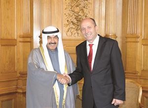 سمو الشيخ ناصر المحمد مع جان بيار جيرماتييه﻿