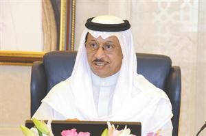 الشيخ جابر المبارك مترئسا جلسة مجلس الوزراء امس﻿
