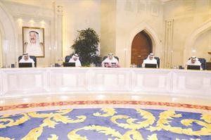 الشيخ احمد الحمود ود فاضل صفر وعبد الوهاب الهارون واحمد المليفي ومحمد النومس﻿