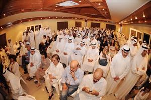مقر التحالف الوطني وقد اكتظ بالحضور﻿