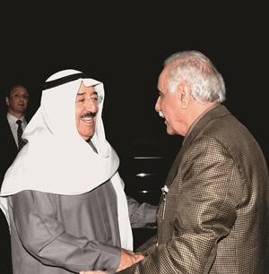 صاحب السمو مودعا عبدالرحمن العتيقي في الولايات المتحدة﻿