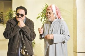 الحربي مع الفنان القدير سعد الفرج في مسلسل بوكريم﻿