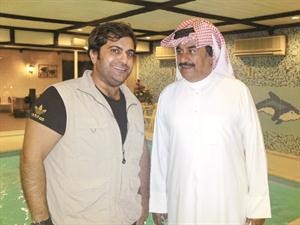 مناف عبدال مع العملاق عبدالحسين عبدالرضا﻿