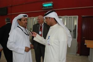 دفهاد العجمي متحدثا الى الزميل محمد المجر
