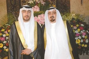 المعرس عبدالله مع والده الزميل احمد هاشم الصبر﻿