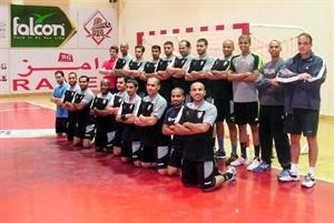 لاعبو فريق القرين لكرة اليد﻿