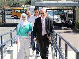 الوزير ابو لبدة برفقة امال زماعرة﻿