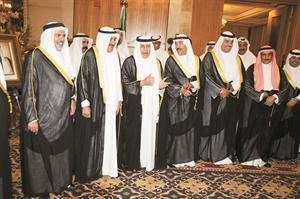 السفير الفايز مرحبا بالشيخ جابر العبدالله والشيخ مبارك العبدالله والشيخ د ابراهيم الدعيج والشيخ مشعل جابر العبدالله