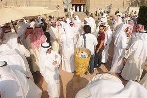جانب من اعتصام موظفي البنك المركزي	متين غوزال﻿