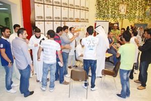 اجواء ودية بين انصار قائمة الطب المساعد﻿