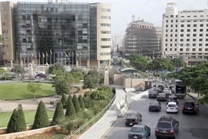 اجراءات امنية مشددة واقفال للطرق قرب مقر الاسكوا وسط بيروت 	محمود الطويل﻿