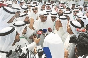  والمويزري يخاطب المعتصمين﻿