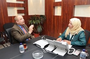 دعارف السويفي يحاور الانباء