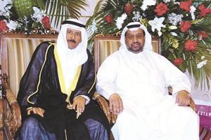 عبدالرحمن المنصور ووالد المعرس عبدالله النخيلان﻿