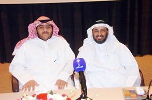دموسى الجويسر خلال المحاضرة
