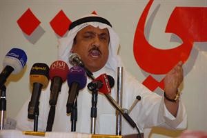 مسلم البراك متحدثا