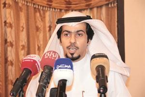 عبدالعزيز الشرثان متحدثا في الاحتفال﻿