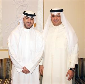 الشيخ طلال المحمد مع حسين عاشور